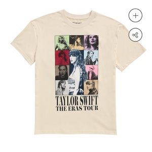 Taylor Swift official t shirt with US and international dates adult M